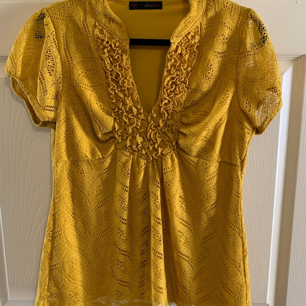 Heart and Soul cap sleeve blouse
